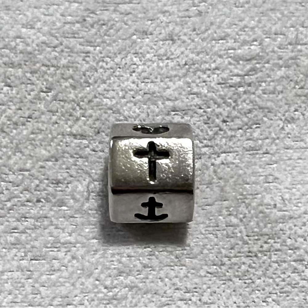 Authentic Retired Pandora Faith Love Hope Charm